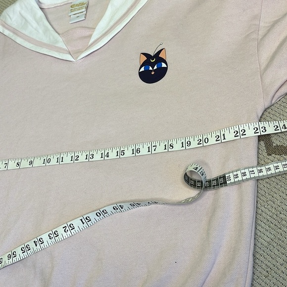 Sailor Moon Chibi-Usa Schoolgirl Collar Girls Sweatshirt - Picture 9 of 14